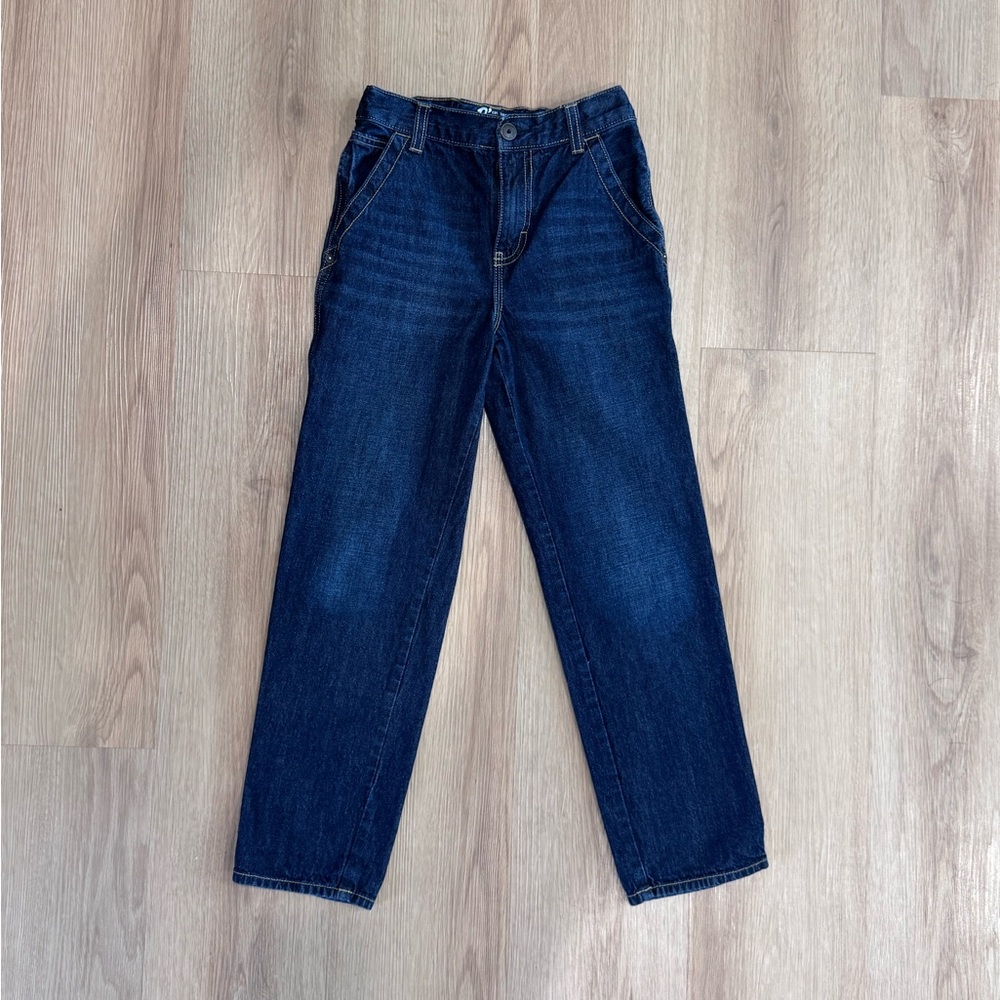 Boy’s Dark Blue Straight-Leg Jeans